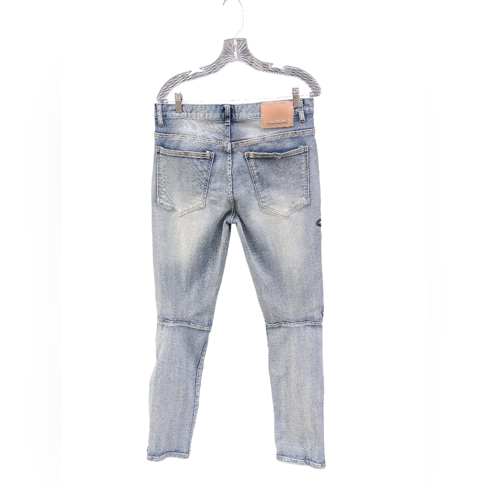 FIRST ROW Graphic Denim Racing Jeans - Picture 5 of 14